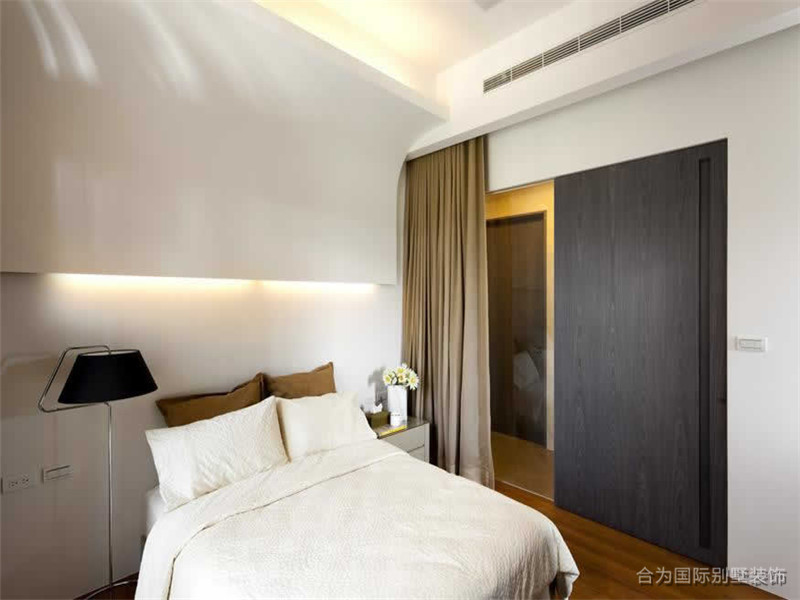 现代简约 两居 卧室图片来自北京精诚兴业装饰公司在北苑家园的分享
