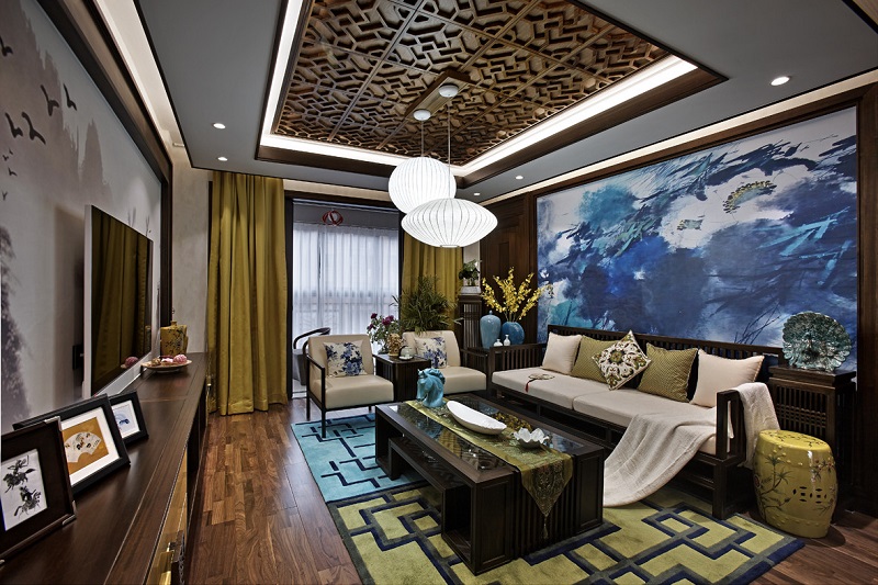 二居 客厅图片来自四川建拓建筑装饰工程有限公司在新中式的分享