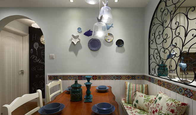 地中海风格 两居 餐厅图片来自实创装饰上海公司在地中海时尚公寓,欢乐无处不在的分享