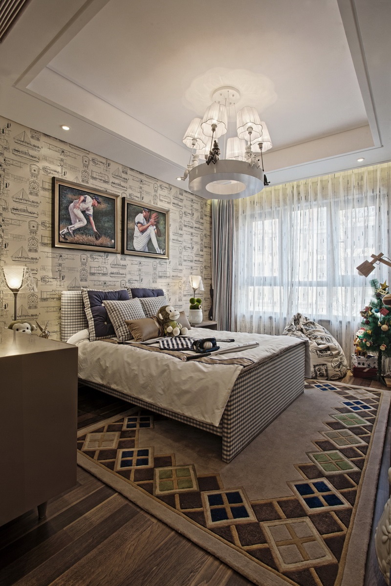 卧室图片来自百合居装饰在中式风格简约的分享