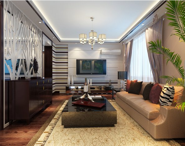 客厅图片来自天津印象装饰有限公司在都市新居装饰 案例赏析2015-8-27的分享