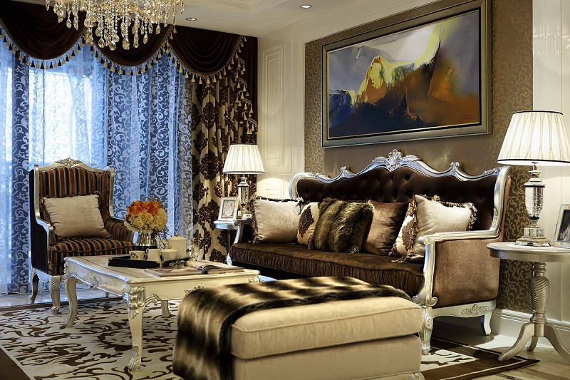 欧式 客厅图片来自百合居装饰在欧式古典的分享