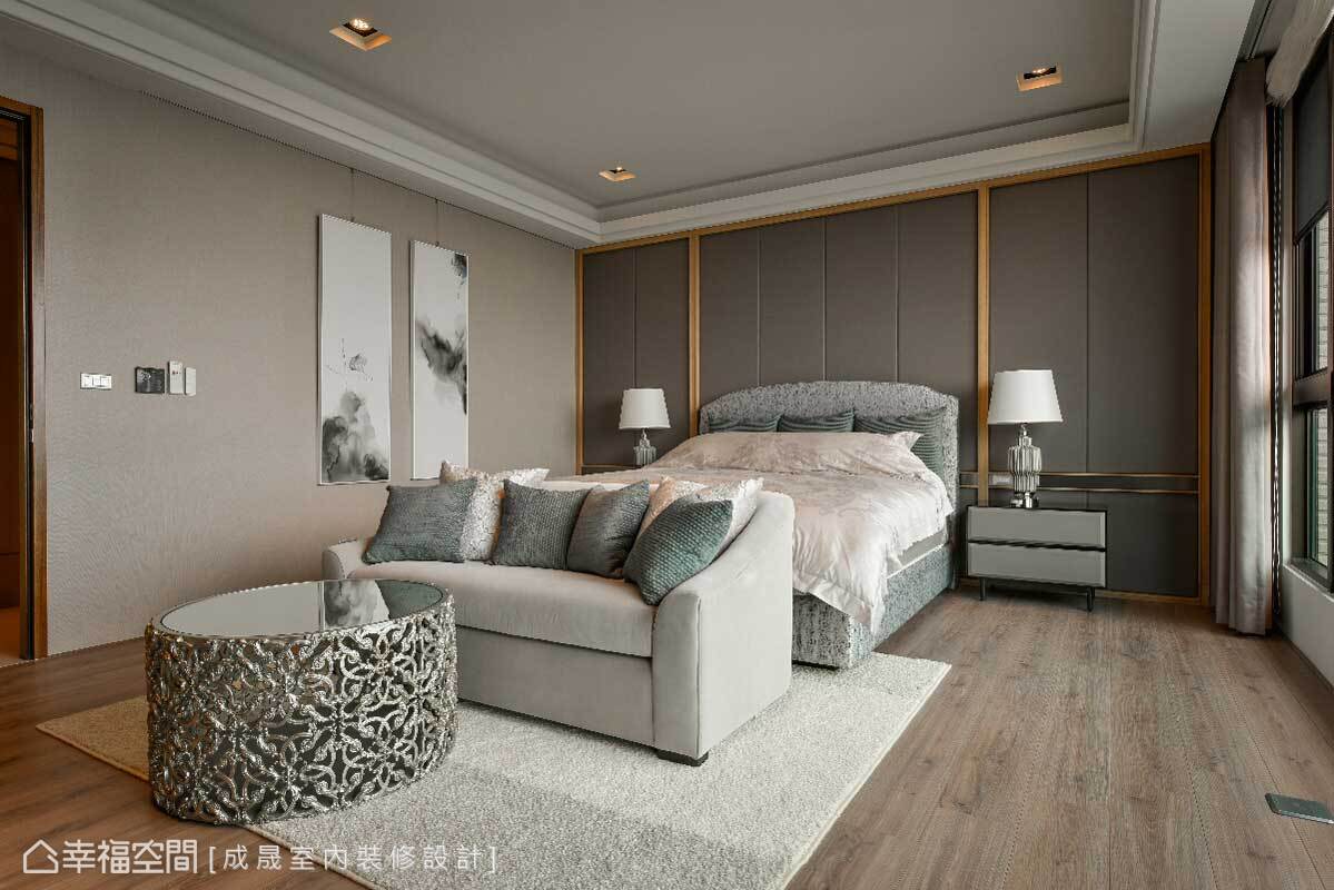 现代 收纳 小资 四居 卧室图片来自幸福空间在440平现代风格 品鉴时尚尊贵的分享
