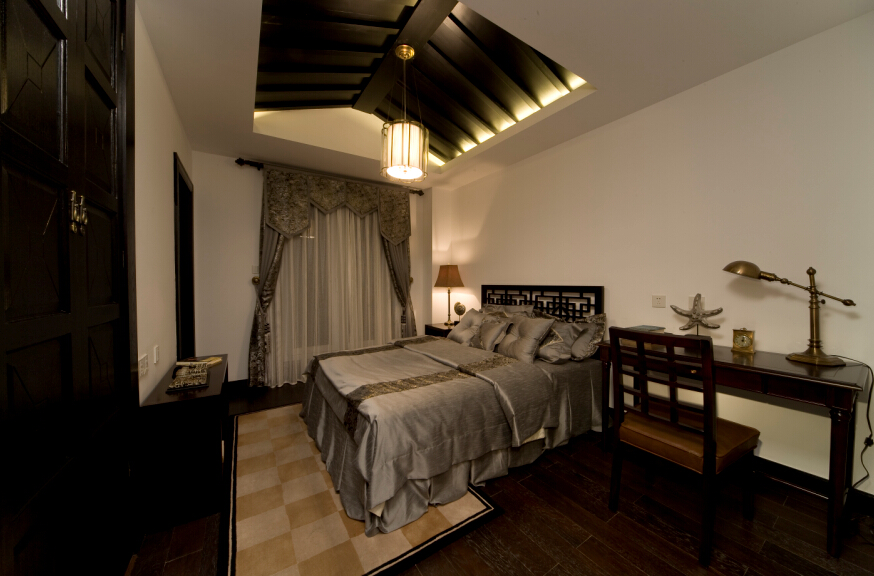 中式 卧室图片来自紫禁尚品设计师李擎在中式别样风格的分享