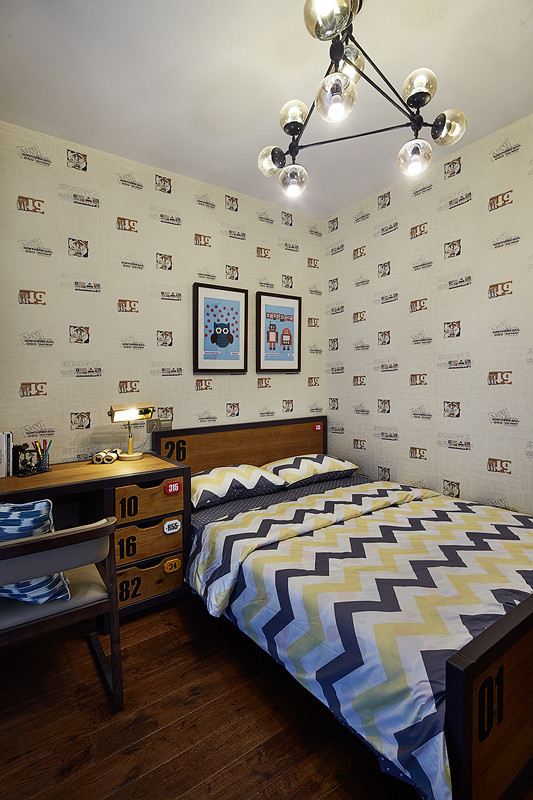 卧室图片来自佰辰生活装饰在110平新中式让浮躁的心静下来的分享