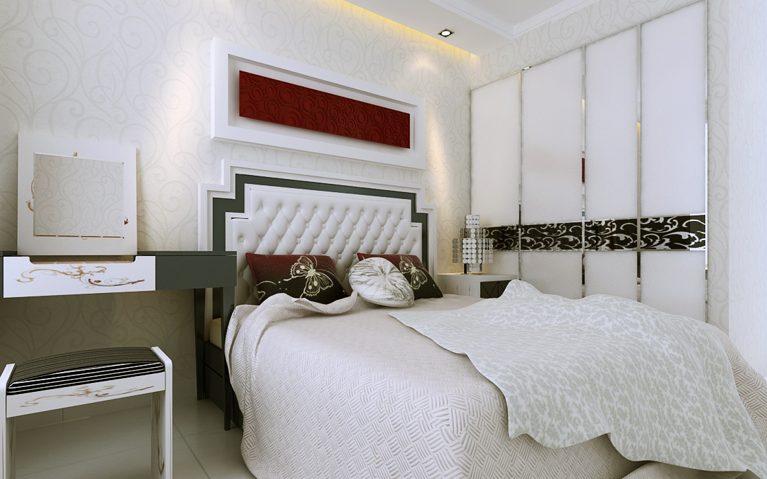 三居 收纳 小资 卧室图片来自广州生活家家居在现代风格 纯净的白的分享