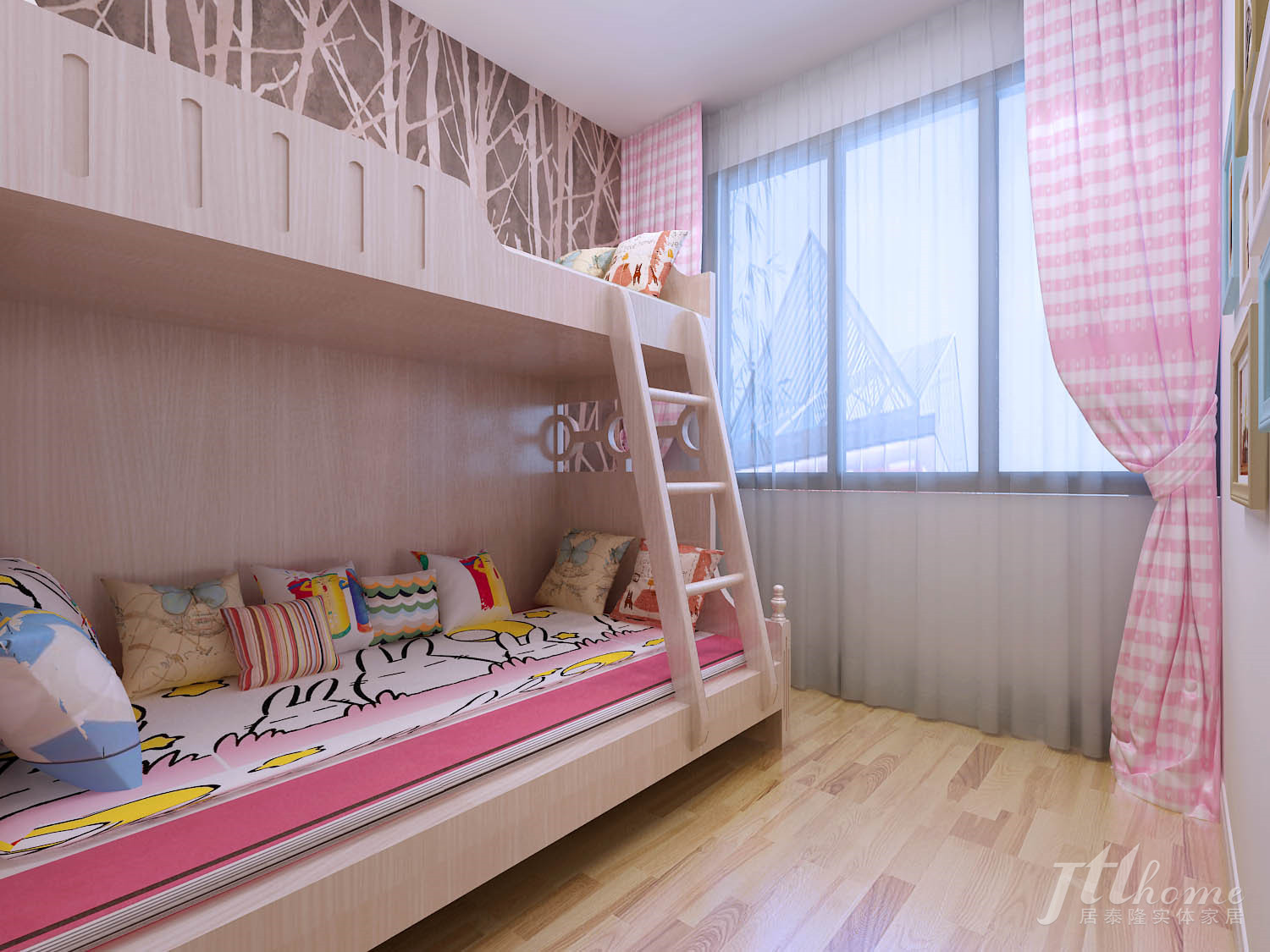 简约 三居 宜居 舒适 温馨 儿童房图片来自居泰隆深圳在振业天峦现代简约三居室的分享