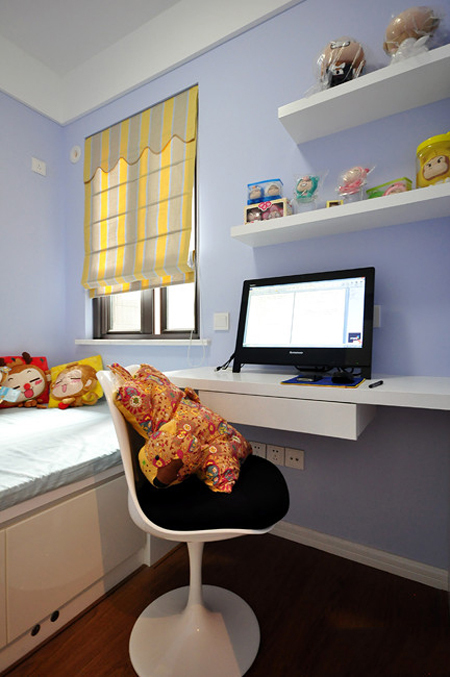 简约 欧式 三居 曹杨三村 儿童房图片来自实创装饰上海公司在107平3居简欧美家的分享