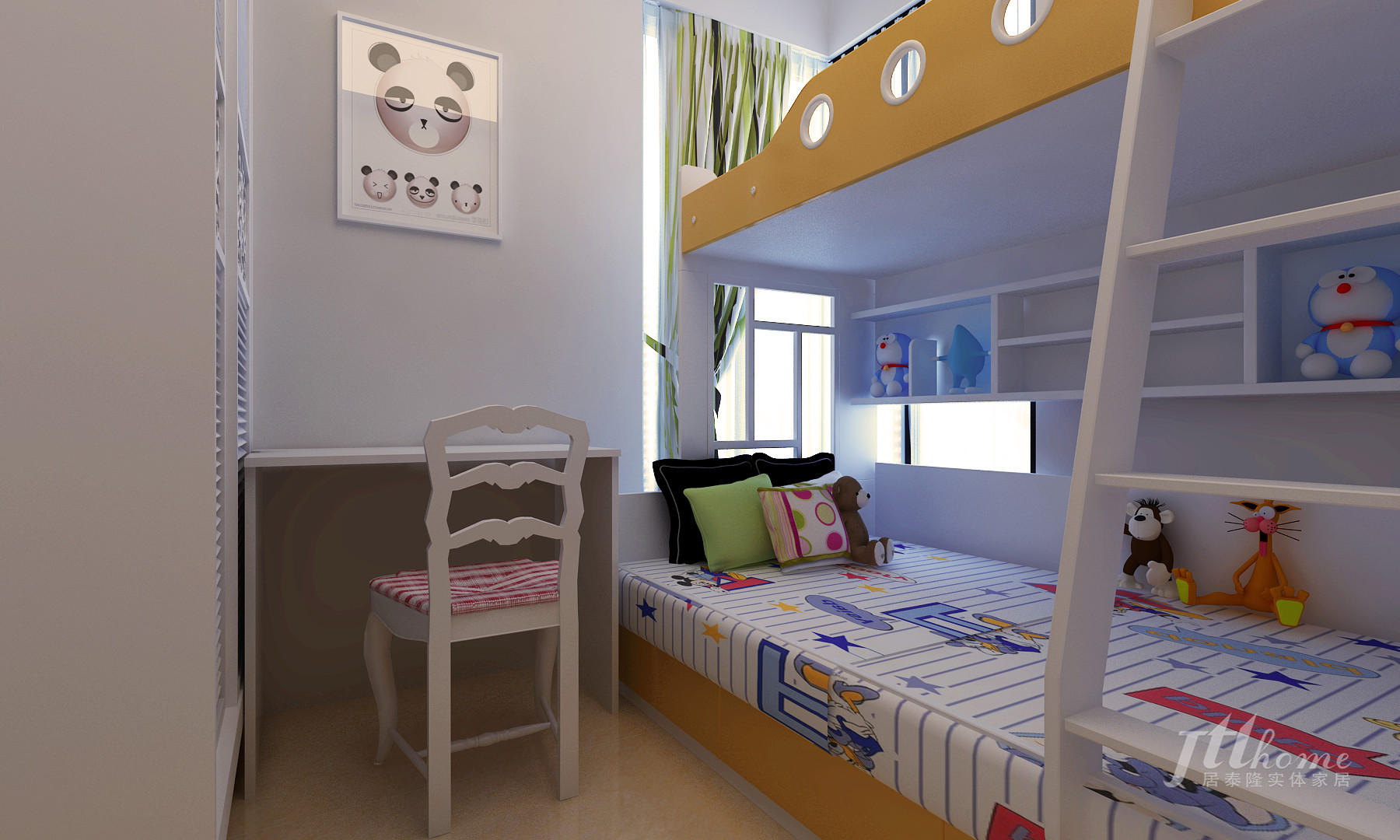 简约 二居 宜居 舒适 温馨 儿童房图片来自居泰隆深圳在振业 天峦现代简约二居室的分享