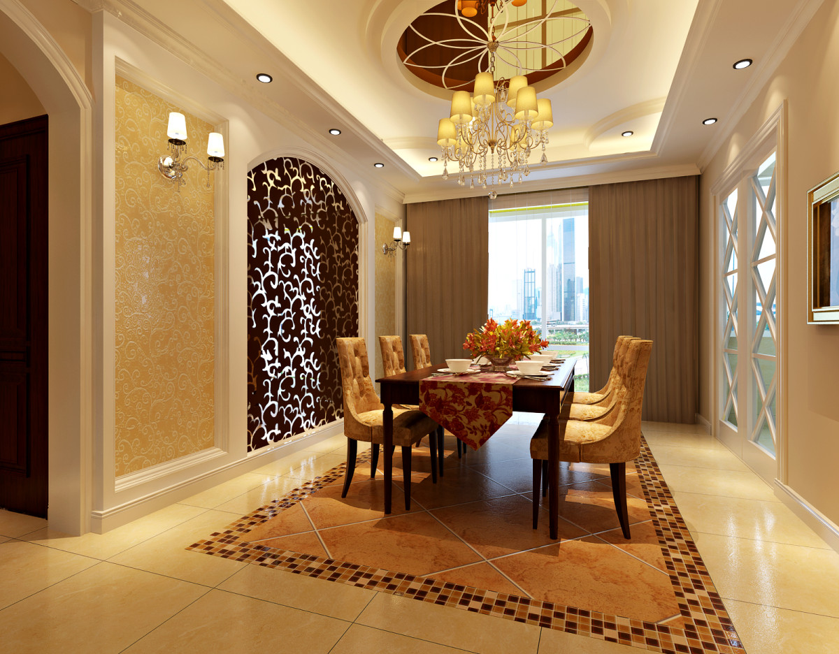 餐厅图片来自fy1160721905在金色漫香林别墅欧式风格案例的分享