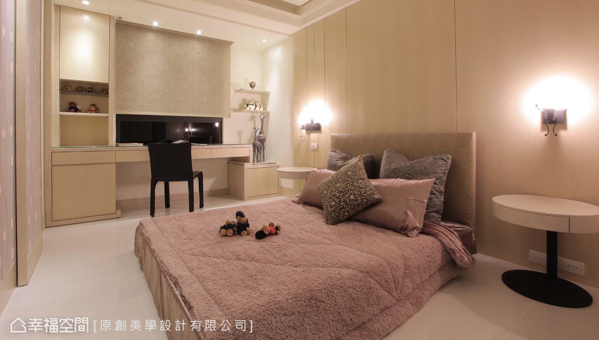 现代 三居 小资 简约 卧室图片来自幸福空间在100平现代风幸福 温馨感三口窝的分享