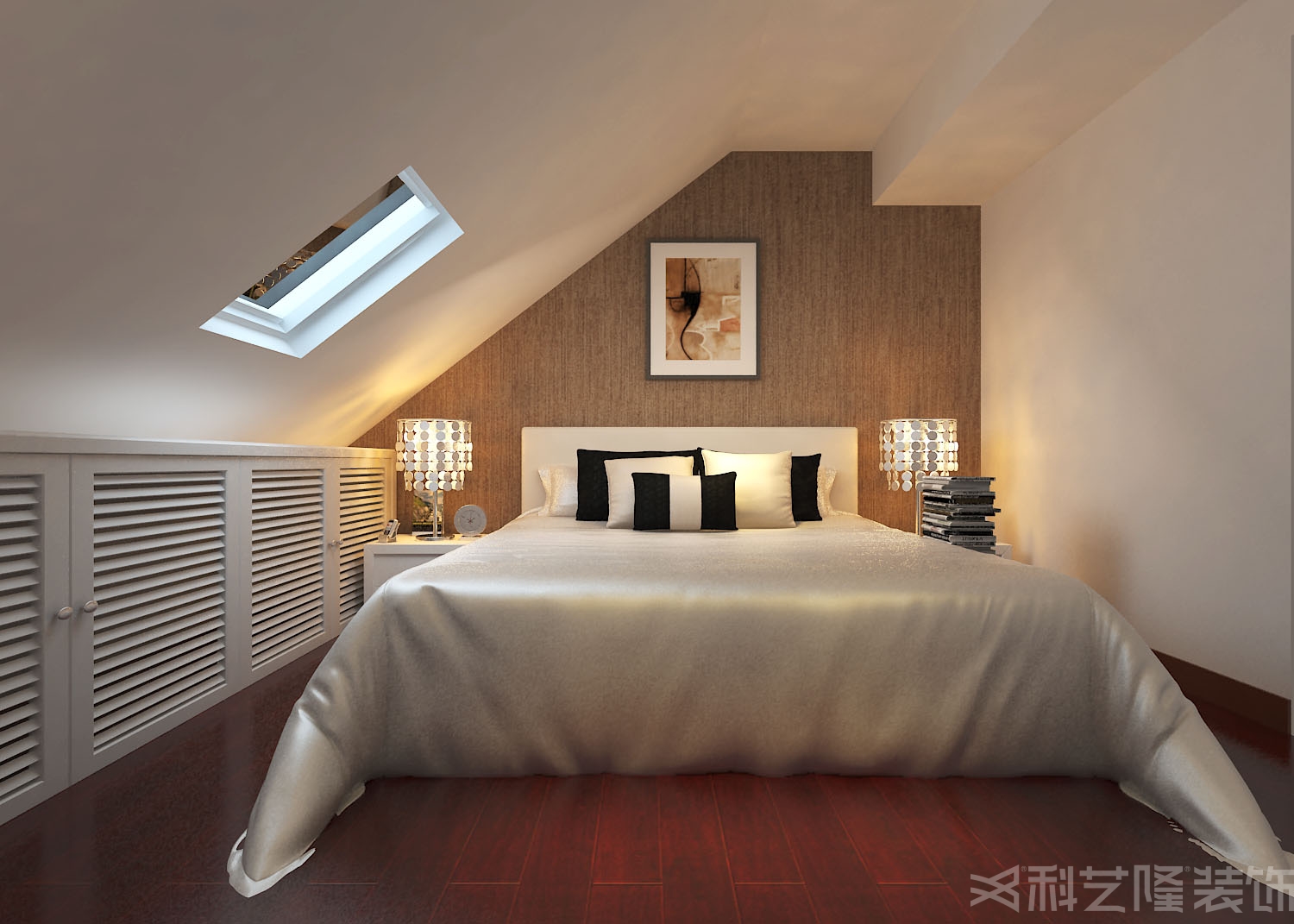 卧室图片来自天津科艺隆装饰在龙湾城龙盛园-现代简约-135㎡的分享