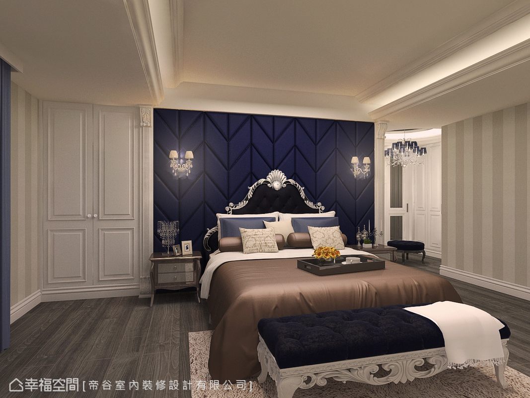 简约 三居 新古典 小资 卧室图片来自幸福空间在230平古典奢华宫廷典雅时尚的分享