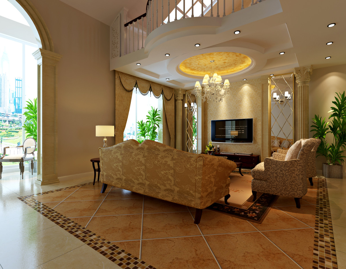 客厅图片来自fy1160721905在金色漫香林别墅欧式风格案例的分享