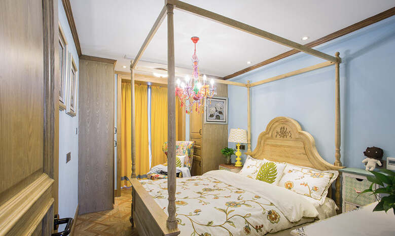简约 欧式 混搭 四居室 白领 收纳 英郡 普罗旺斯 卧室图片来自成都V2装饰在英郡普罗旺斯风格的分享