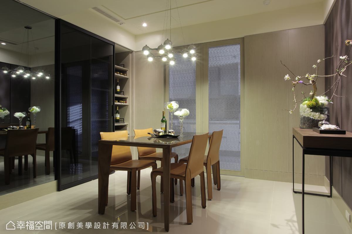 现代 三居 小资 简约 餐厅图片来自幸福空间在100平现代风幸福 温馨感三口窝的分享