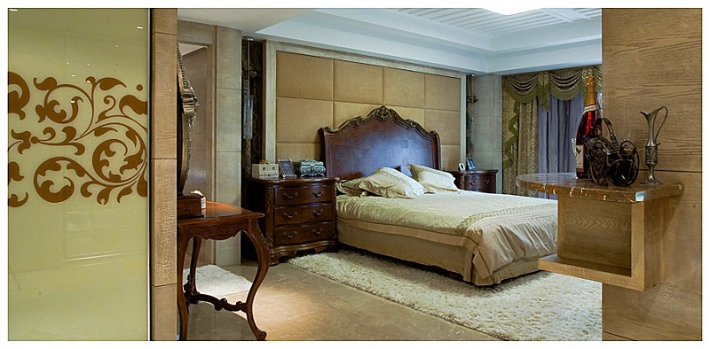 欧式 卧室图片来自百合居装饰在纯欧式 南岸首席的分享