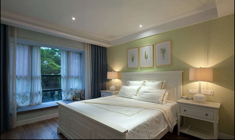 简约 欧式 混搭 四居室 白领 旧房改造 80后 小资 卧室图片来自成都V2装饰在中德英伦联邦混搭风格的分享