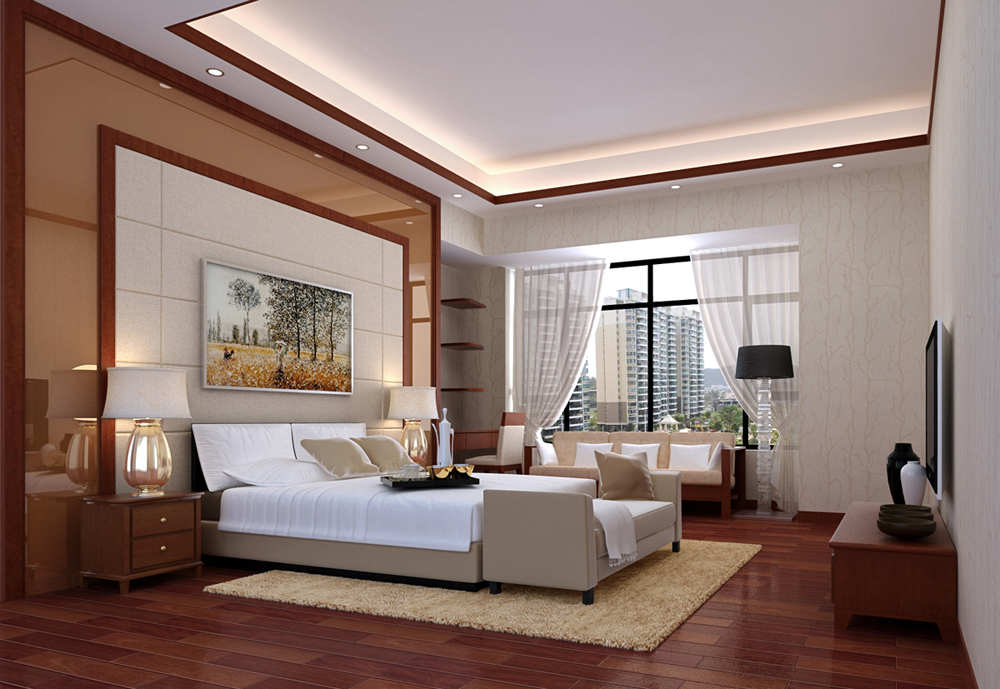 卧室图片来自广州名雕装饰在以中式古典内涵为设计元素的分享