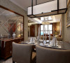 【乐豪斯装饰】想象国际南区129平三室+新中式餐厅整体装修设计效果图