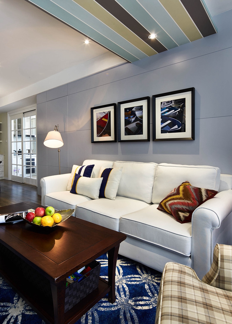 客厅图片来自佰辰生活装饰在清晰简美之家 两室一厅的分享
