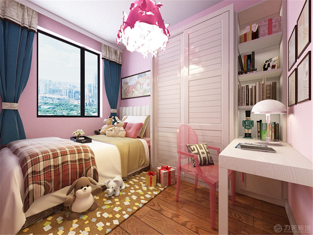 二居 卧室图片来自阳光力天装饰糖宝儿在现代简约| 嘉阳花园 77㎡ 两居室的分享