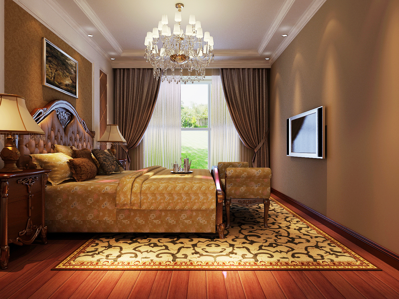 卧室图片来自深圳嘉道装饰在欧式新古典的分享
