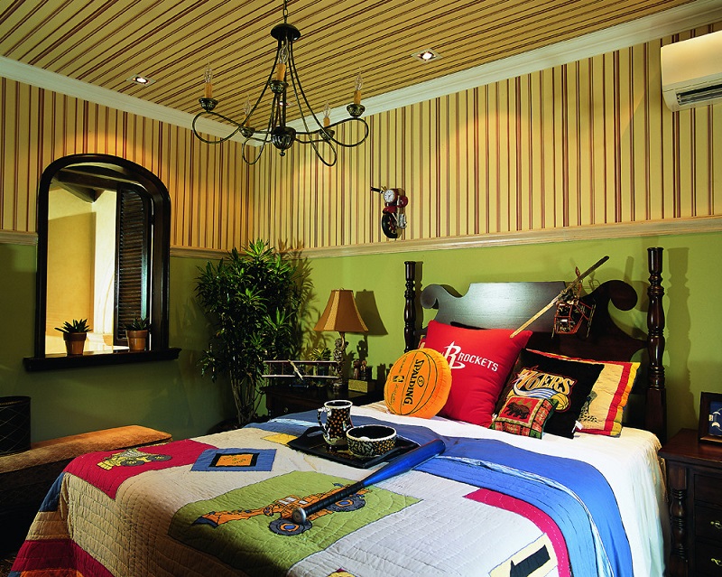 别墅 卧室图片来自百合居装饰在美式别墅的分享