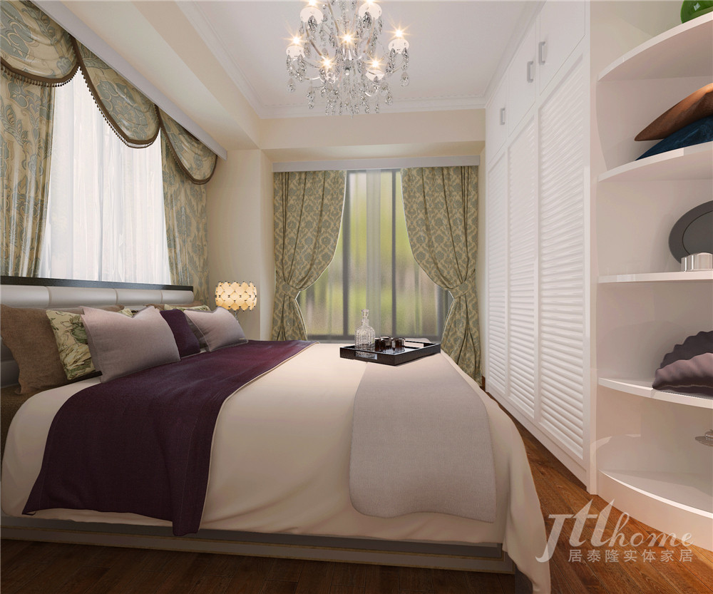 简约 三居 宜居 舒适 温馨 卧室图片来自居泰隆深圳在同创新作 现代简约 三居室的分享