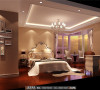 中海九号公馆卧室细节效果图----成都高度国际装饰