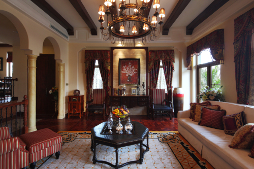 欧式 别墅 客厅 客厅图片来自深圳嘉道装饰在欧式的分享