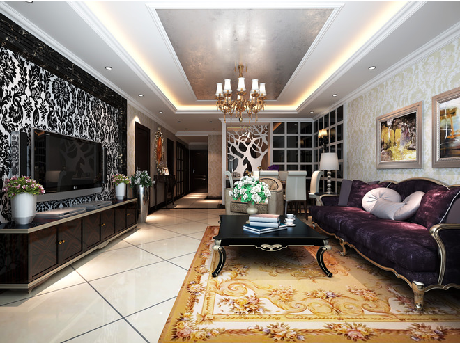 客厅图片来自天津印象装饰有限公司在都市新居装饰 案例赏析2015-9-13的分享