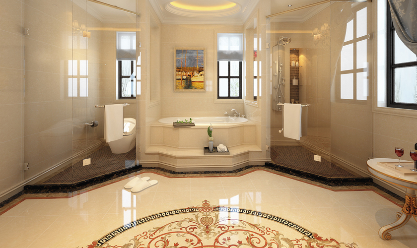 青岛装修 欧式 装饰公司 卫生间图片来自青岛威廉装饰在龙湖别墅欧式设计的分享