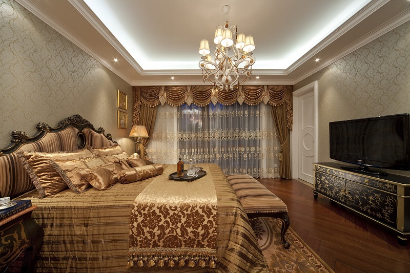 欧式 卧室图片来自百合居装饰在混搭简欧的分享