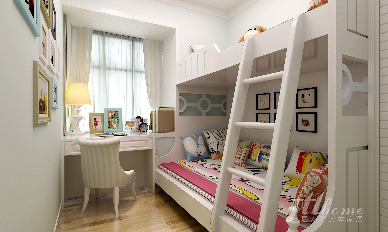 简约 欧式 二居 宜居 舒适 典雅 儿童房图片来自居泰隆深圳在东方雅苑 简约欧式 二居室的分享