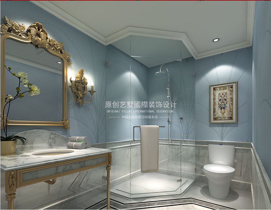 格拉斯小镇 法式新古典 欧式古典 法式风格 卫生间图片来自原创艺墅高保路在格拉斯法式新古典高贵典雅风的分享