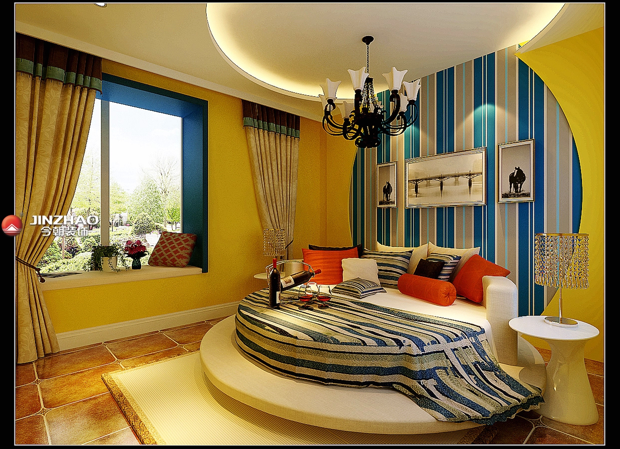 三居 卧室图片来自152xxxx4841在兰亭御湖城130平地中海风格的分享