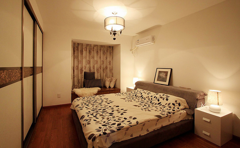 卧室图片来自家装大管家在素雅自然休闲 105平简约舒适3居的分享