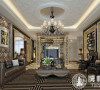 东方别墅370平欧式古典风格装修设计方案展示，腾龙设计师刘真桢设计案例，欢迎品鉴！