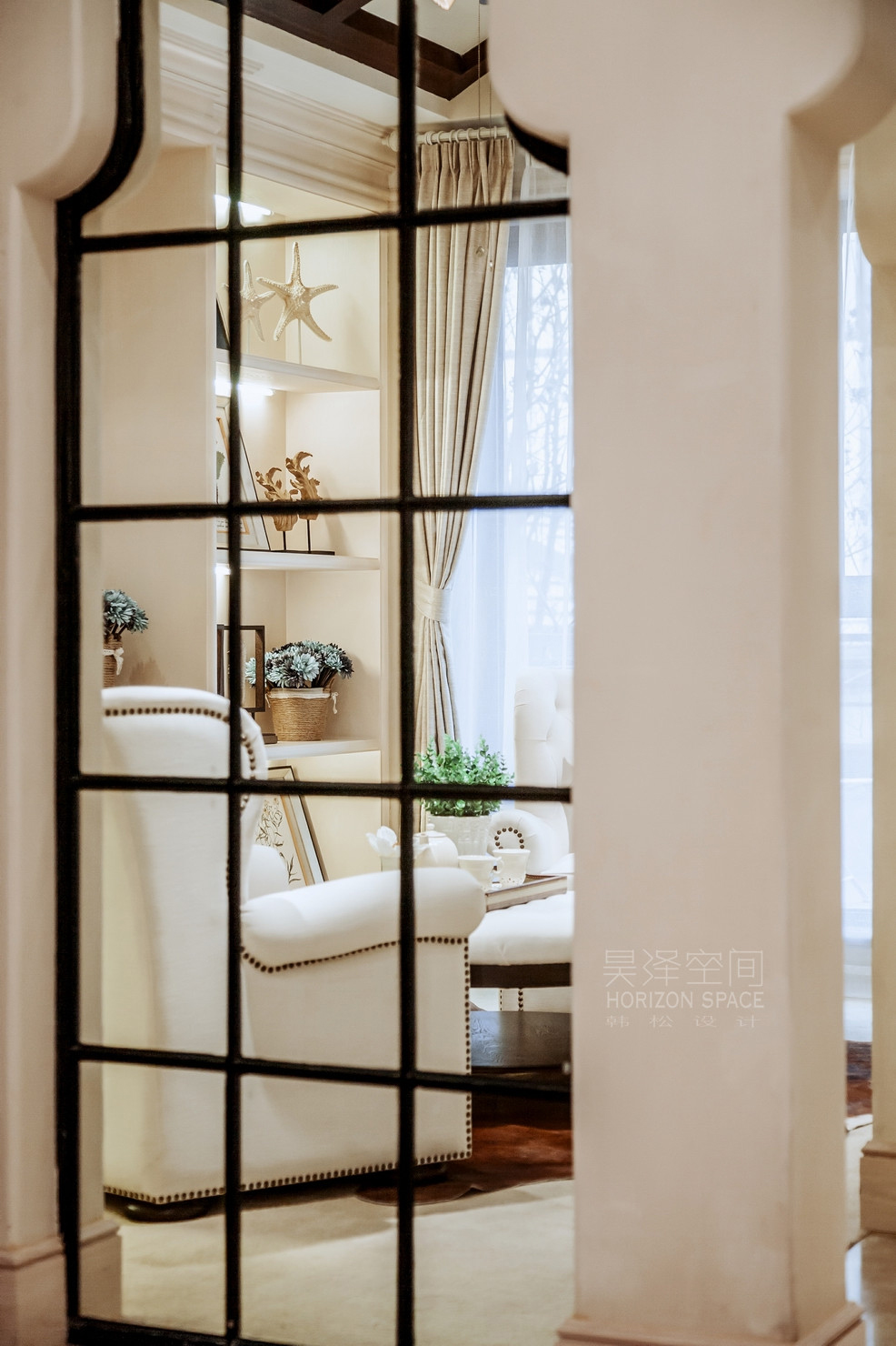 书房图片来自上海本意空间建筑装饰有限公司在地中海—华新锦绣尚郡的分享