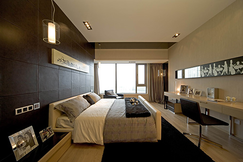 小资 别墅 白领 卧室图片来自上海本意空间建筑装饰有限公司在领秀城国际旅游度假社区的分享