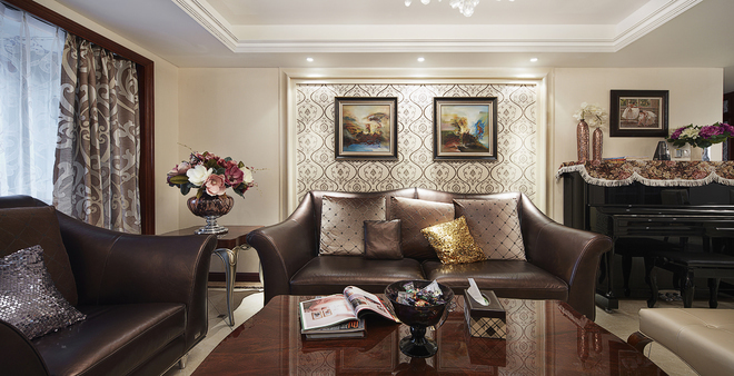 混搭风格 别墅装修 上海院子 客厅图片来自实创装饰上海公司在289平混搭风格装修设计的分享