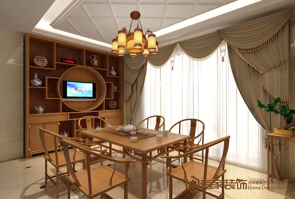 别墅 欧式 餐厅图片来自福州有家装饰-小彭在西江月的分享
