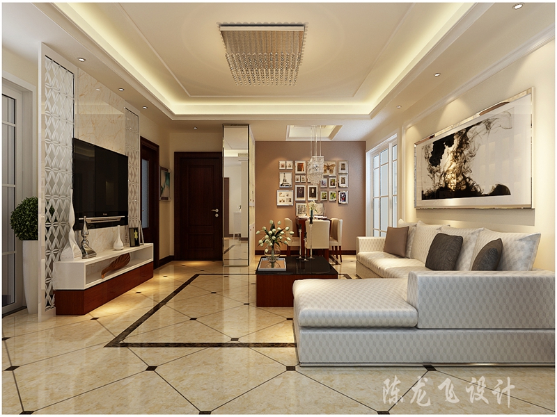 别墅 简约 小资 客厅图片来自快乐彩在悦海豪庭现代简约装修实创装饰的分享