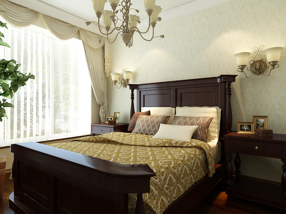 三居 卧室图片来自阳光力天装饰糖宝儿在欧式风格 | 保利花园 118㎡的分享