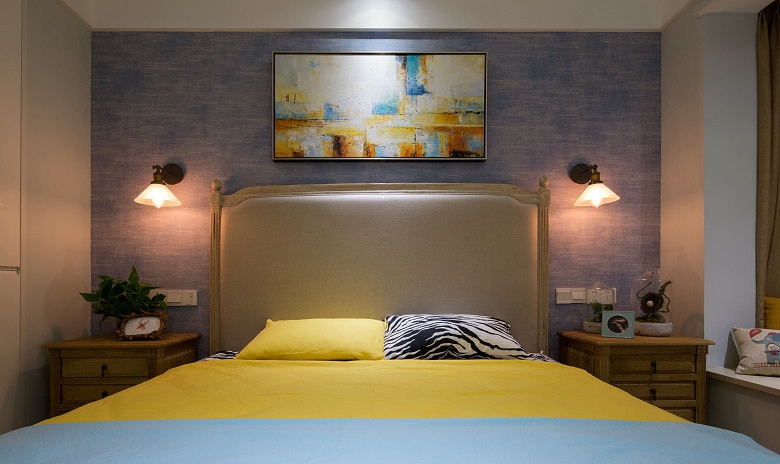 卧室图片来自佰辰生活装饰在两室一厅的温馨小家的分享