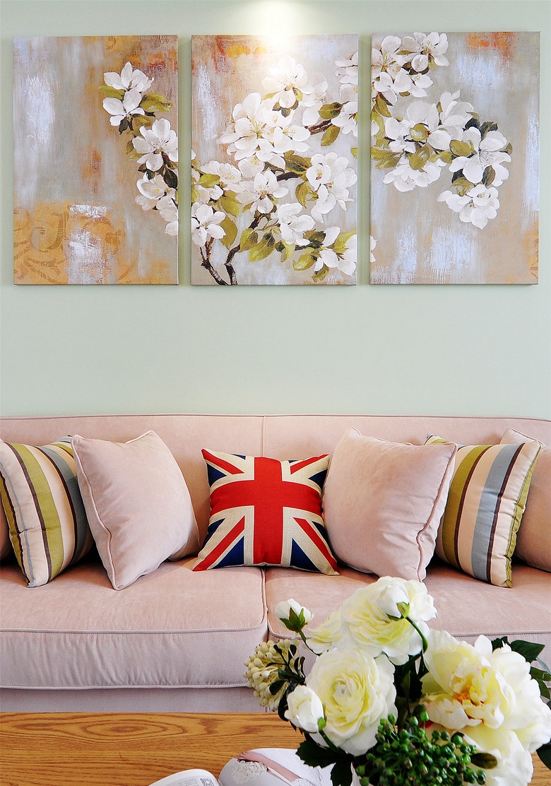 客厅图片来自佰辰生活装饰在花花世界 87两室一厅的分享