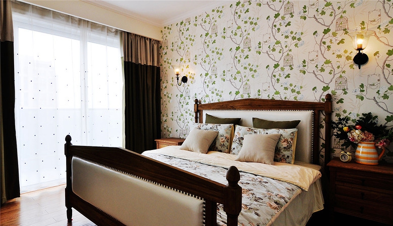 卧室图片来自佰辰生活装饰在花花世界 87两室一厅的分享