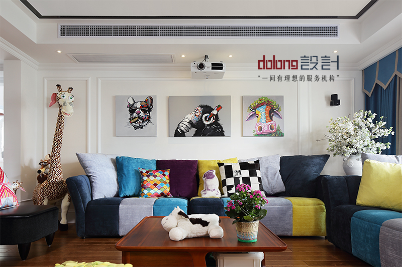 欧式 别墅 客厅图片来自DoLong董龙设计在Colourful Life的分享