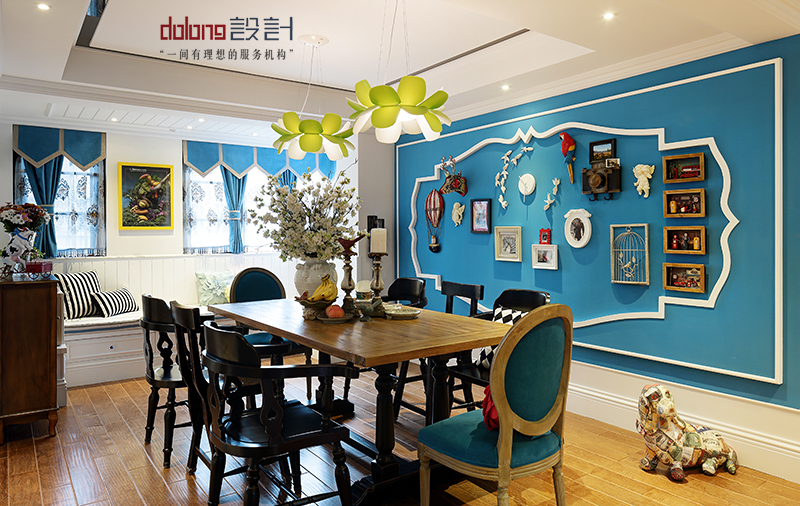 欧式 别墅 餐厅图片来自DoLong董龙设计在Colourful Life的分享